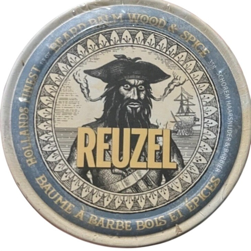 Reuzel‎ Beard Balm Wood & Spice Scent 1.3 oz Tin Hollands Finest